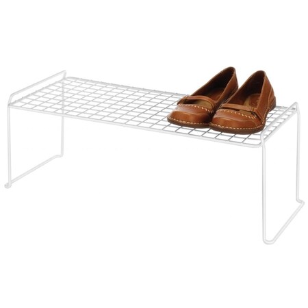 Gourmetgalley White Expandable & Stackable Shoe Rack, 6PK GO3011624
